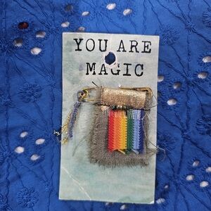 Magic Charm Pin Rainbow Colored NWT